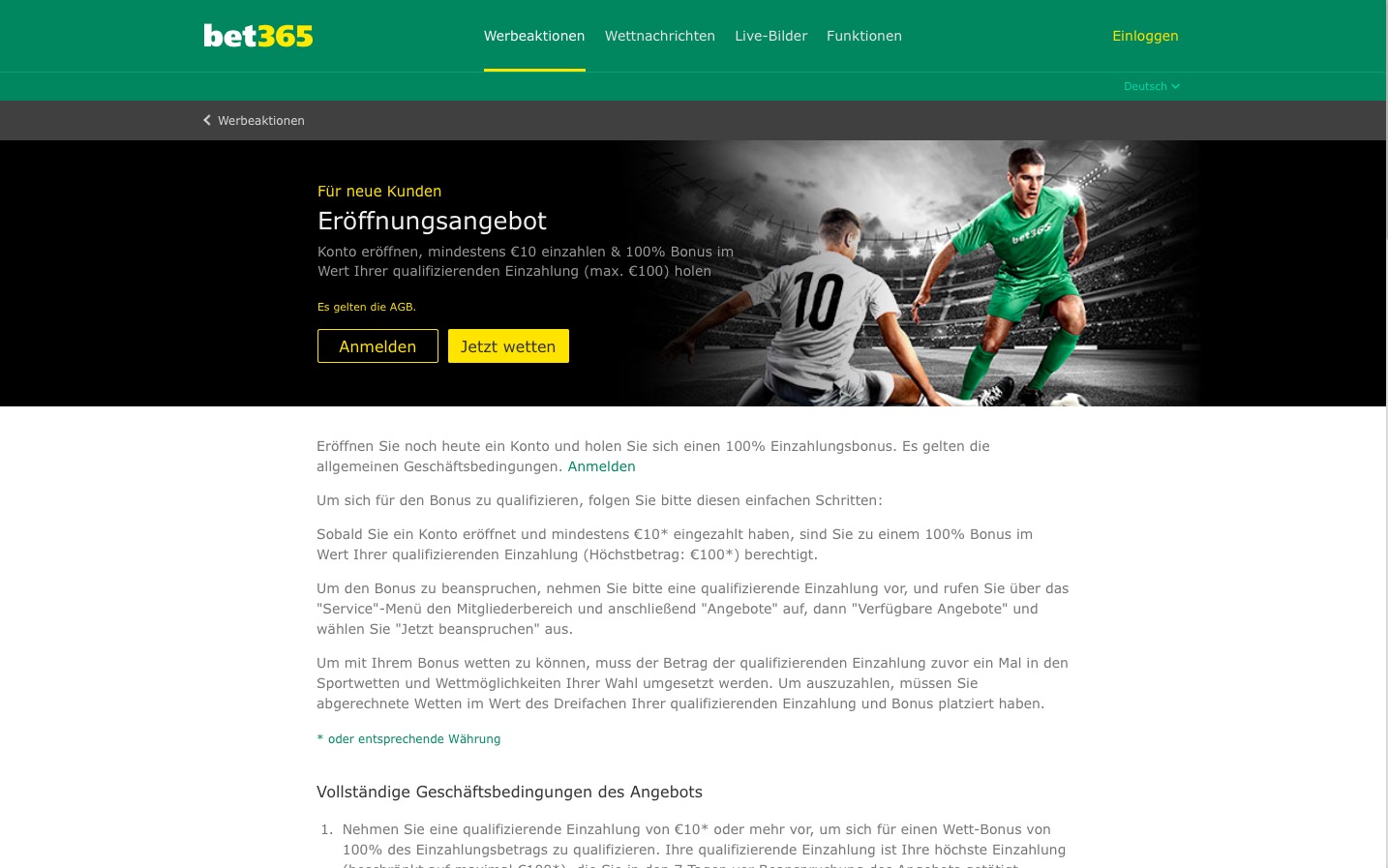 bet365 Bonus