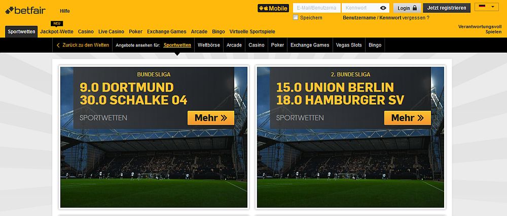 Betfair Quoten-Boost