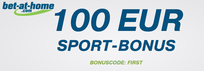 Bet at Home Bonus Banner 100 Euro