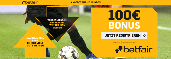 Betfair Sportwetten Bonus