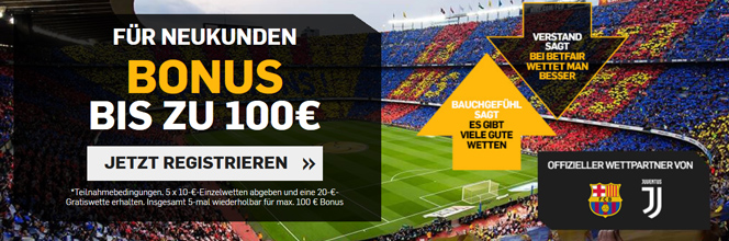 Betfair Sportwetten Bonus