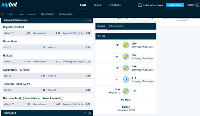 MyBet Live Wetten